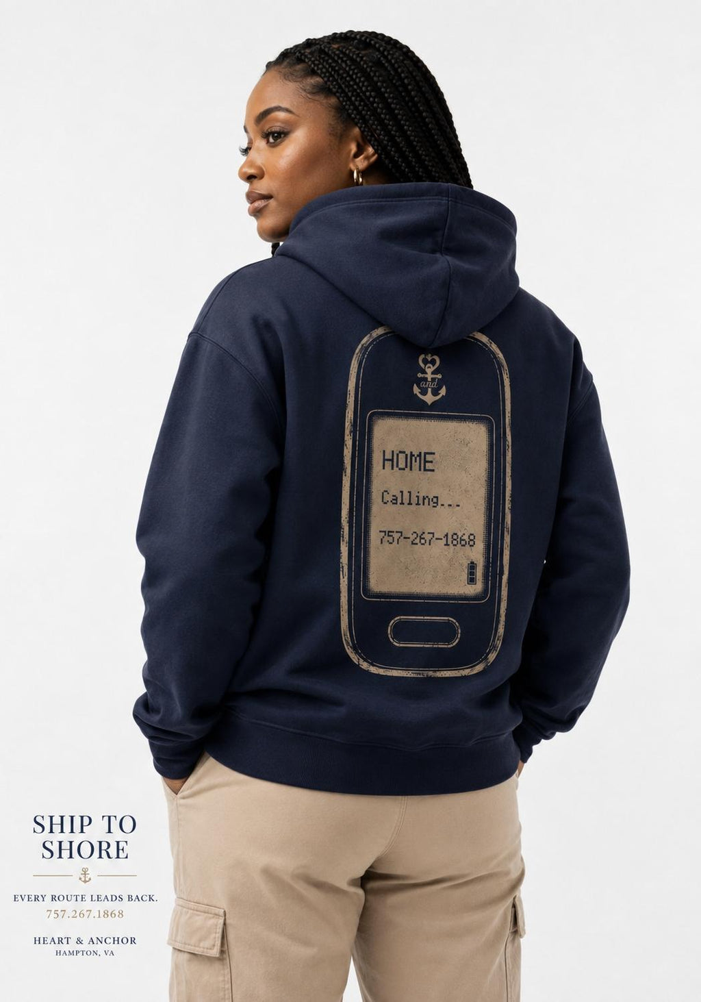 The Ship to Shore Hoodie (Unisex Full Zip)