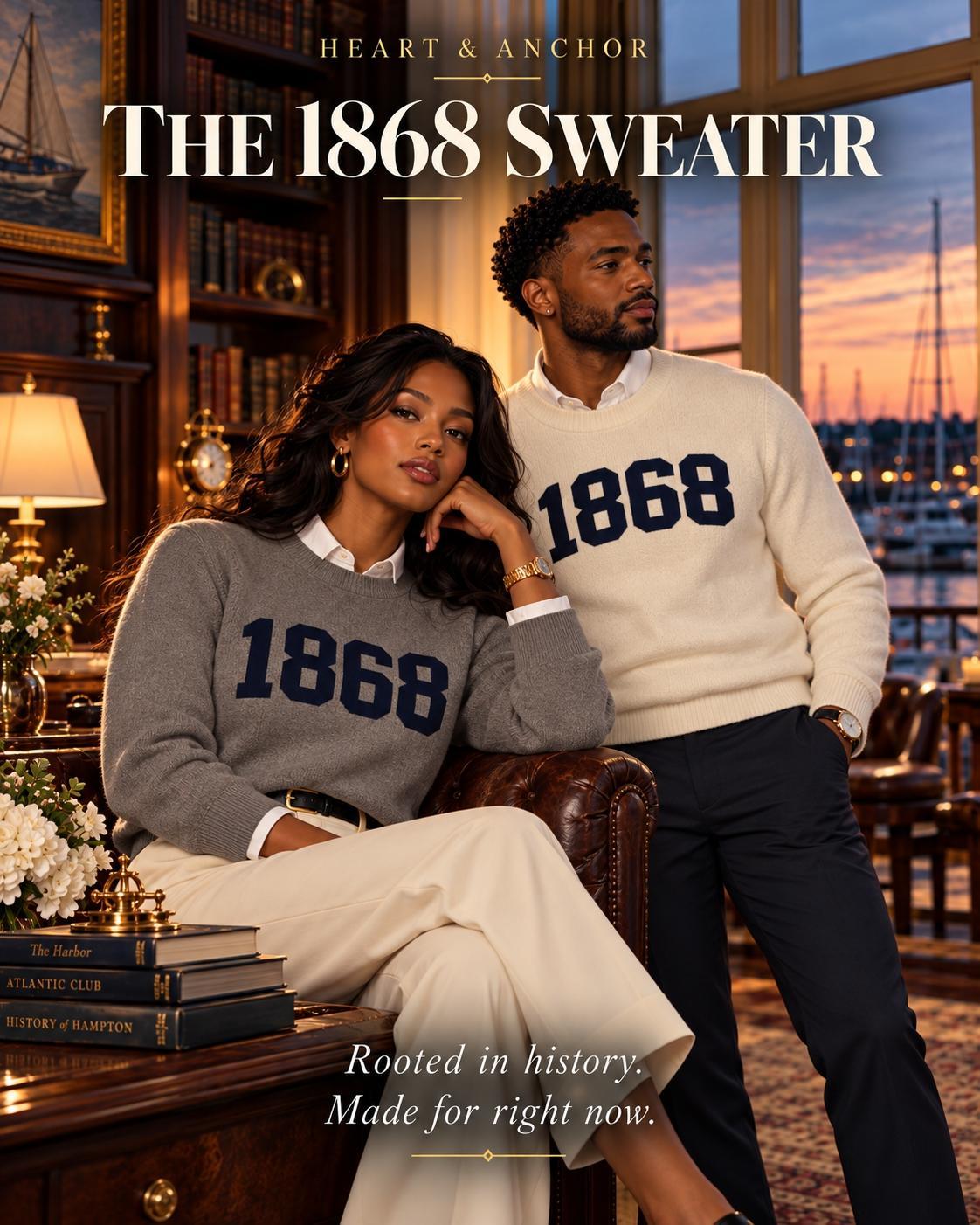The 1868 Sweater (Ships Mid December)