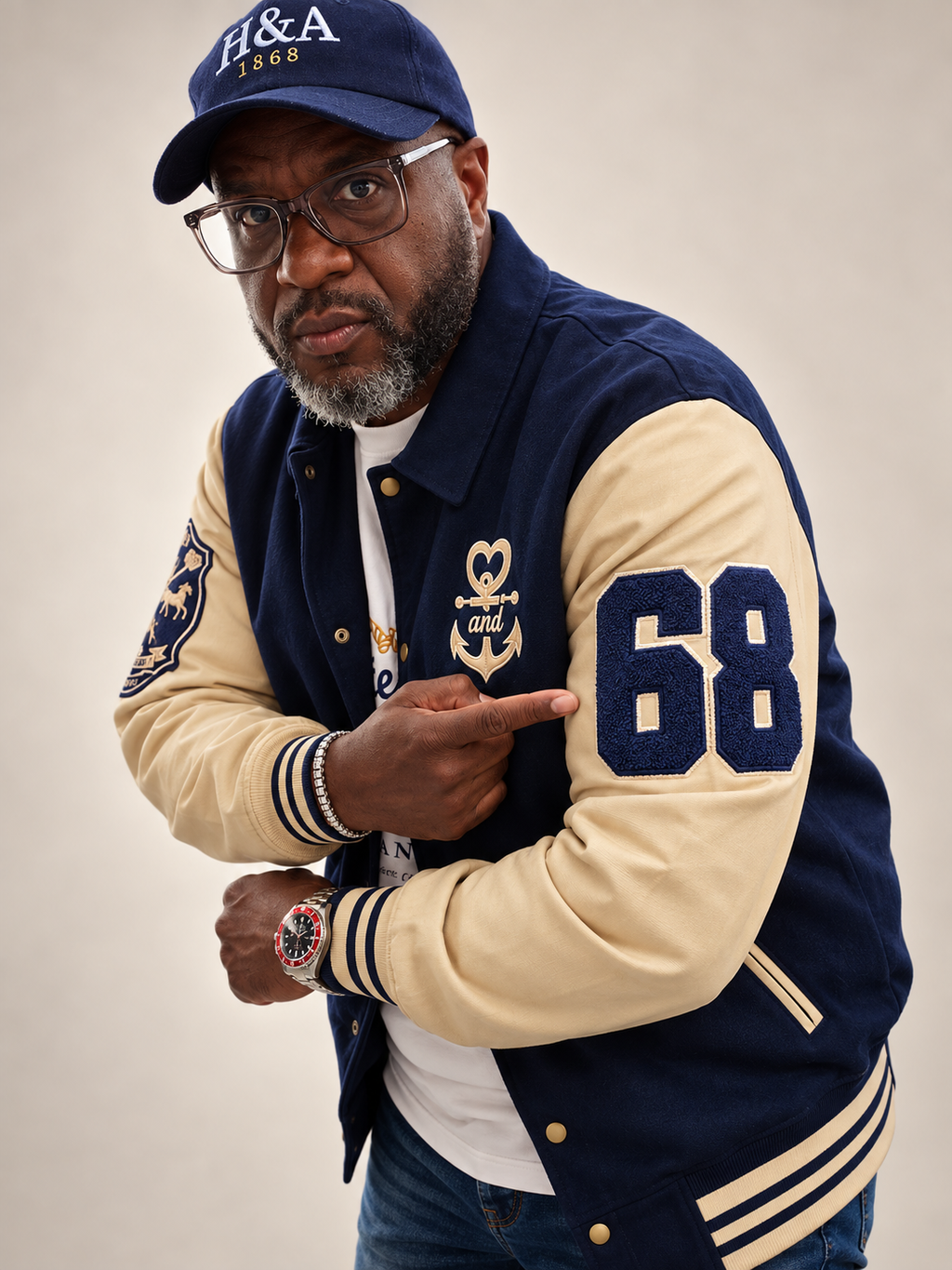 The Chapman Varsity Jacket | Athletic Cut (Size up for relaxed fit)