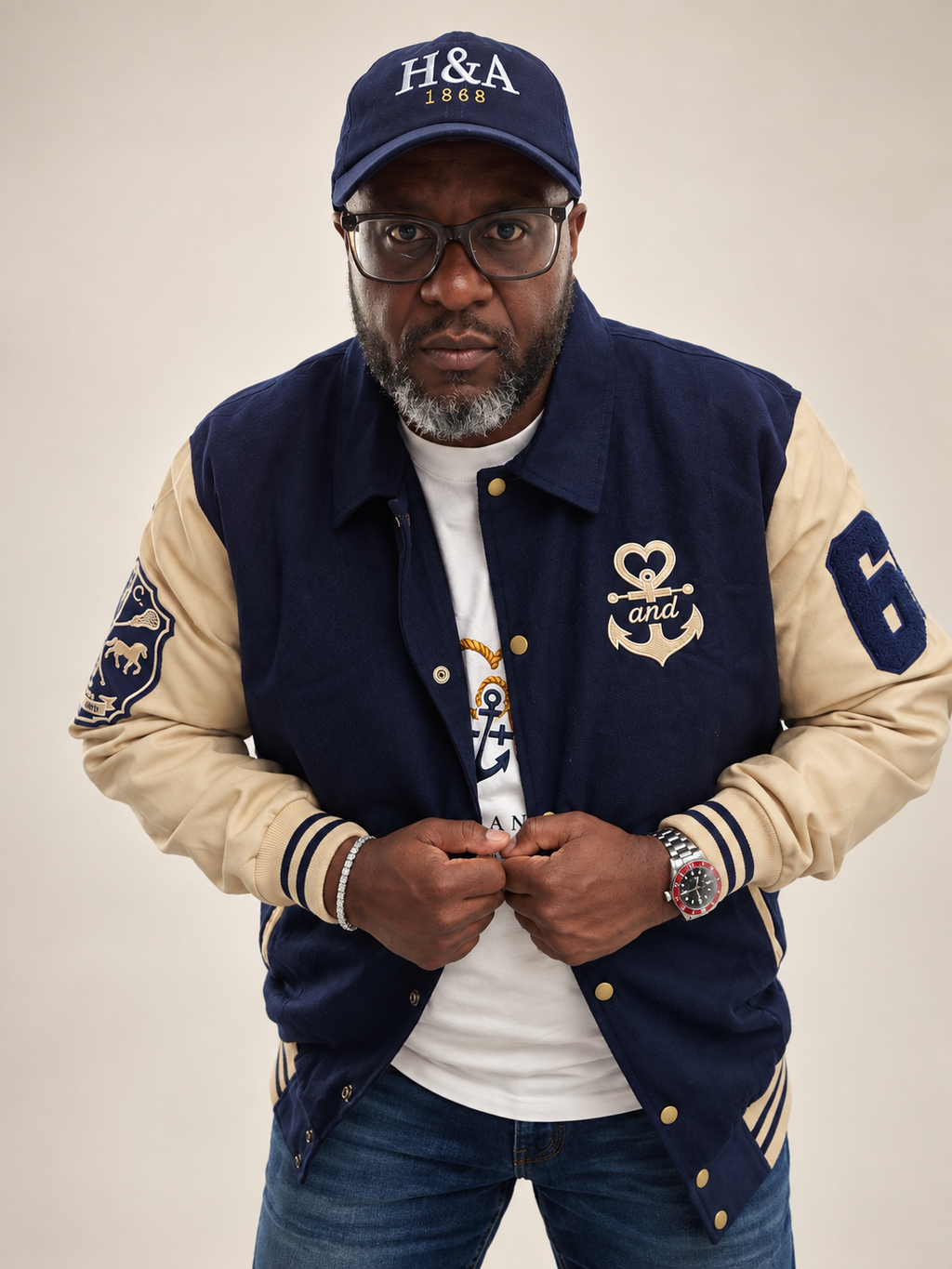 The Chapman Varsity Jacket | Athletic Cut (Size up for relaxed fit)